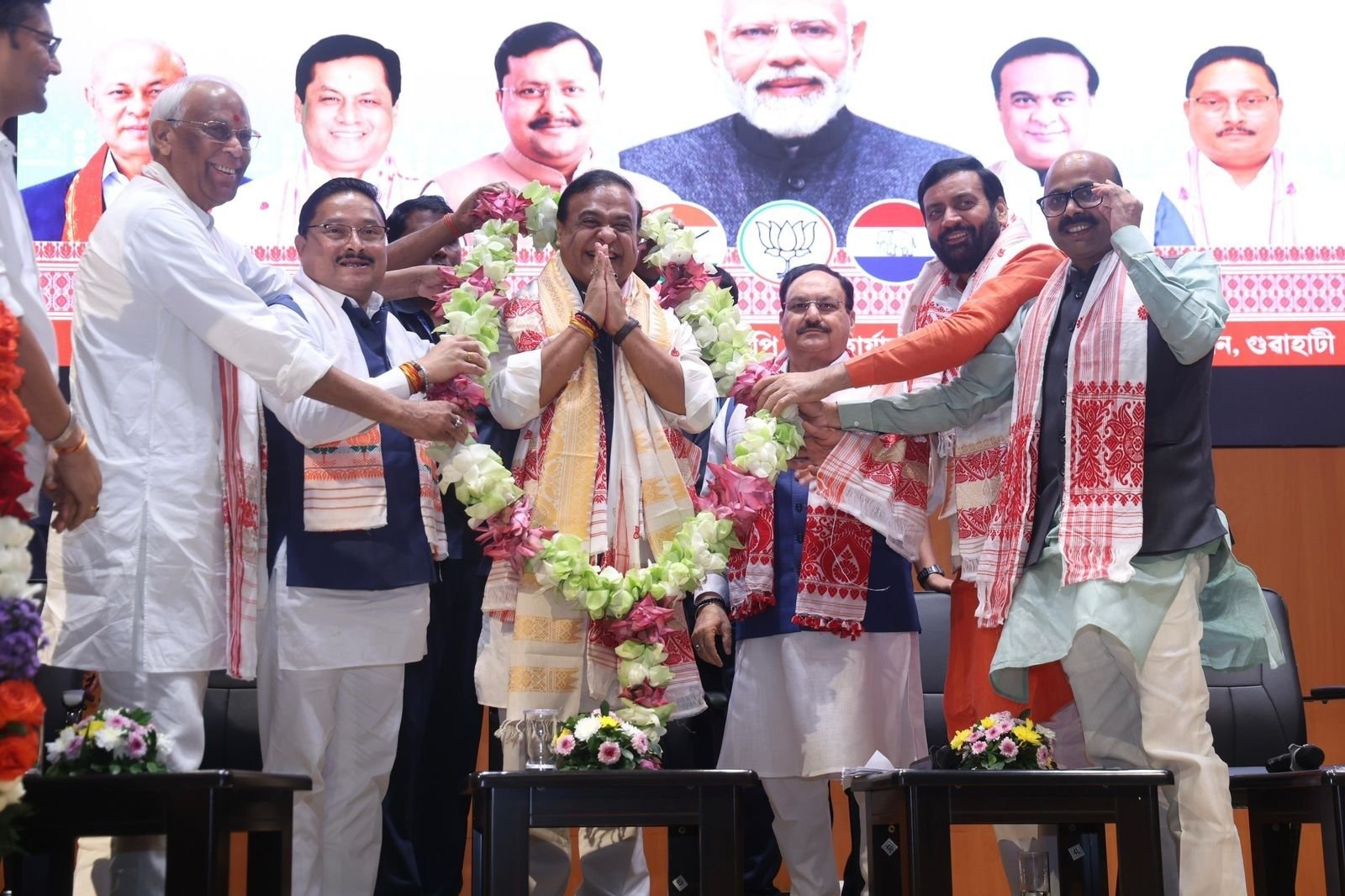 Assam Gears Up for New Govt Formation, PM Modi and Top BJP Leaders to Arrive in Guwahati